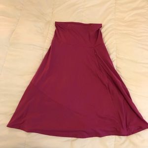 ExOfficio Wanderlux Convertible Skirt, Mulberry XS